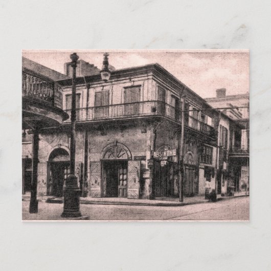 Old Absinth House New Orleans Postkarte (Vorderseite)