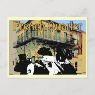 Old Absinthe House Brass Band, French Quarter, New Postkarte