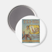 Old Advert Griechische Shirts Tsi-ko Magnet (Vorderseite/Rückseite)