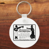 Old Advert Pommery Champagne Schlüsselanhänger (Vorderseite)