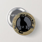 Old Alley Cat Jazz Bar Button (Vorne & Hinten)