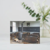 Old American Classroom Postcard Postkarte (Stehend Vorderseite)