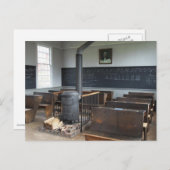 Old American Classroom Postcard Postkarte (Vorne/Hinten)