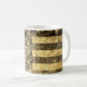 Old American Flag Grunge 2 Kaffeetasse (VorderseiteRechts)