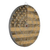 Old American Flag Grunge Dartscheibe (Vorderseite Links)