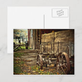 Old Amish Wagon Postkarte (Vorne/Hinten)