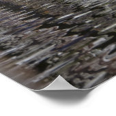 Old Amsterdam Bridge Poster (Ecke)