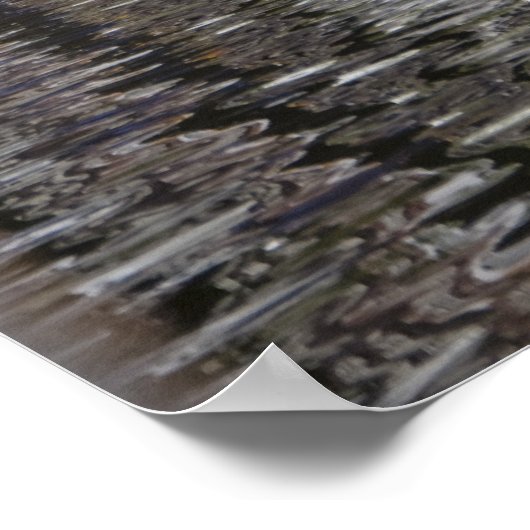 Old Amsterdam Bridge Poster (Ecke)