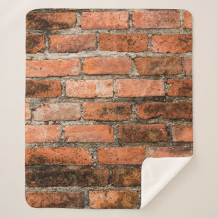 Old and vintage red brick wall texture backgrounda sherpadecke