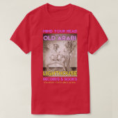 Old Arabi Lighthouse Platten Bücher TShirt (Design vorne)