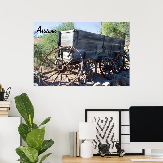 Old Arizona Wagon Poster (Heimbüro)