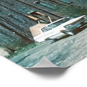 Old Armory Wilkes-Barre Pa. Poster (Ecke)