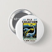 Old As Creation ~ Syphilis ist jetzt heilbar Button (Vorne & Hinten)