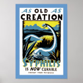 Old As Creation ~ Syphilis ist jetzt heilbar Poster (Vorne)