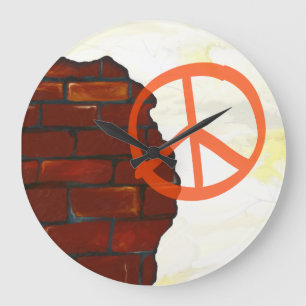Old Background, Wall Clock Große Wanduhr