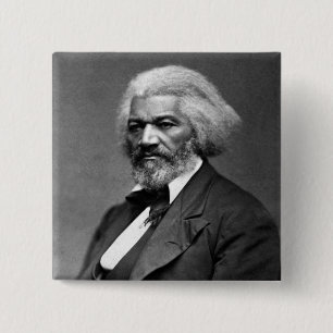 Old Bailey Douglass Afroamerikanischer Held Button