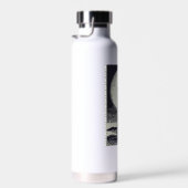 Old Baldy Lighthouse North Carolina Moon Trinkflasche (Rechts)