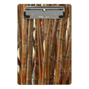 Old Bamboo Mini Clipboard Mini Klemmbrett