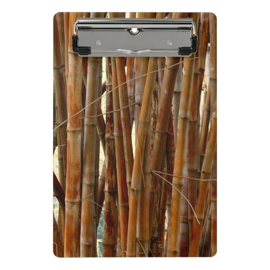 Old Bamboo Mini Clipboard Mini Klemmbrett (Vorderseite)