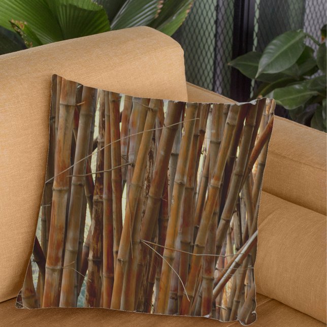 Old Bamboo Throw Kissen (Von Creator hochgeladen)