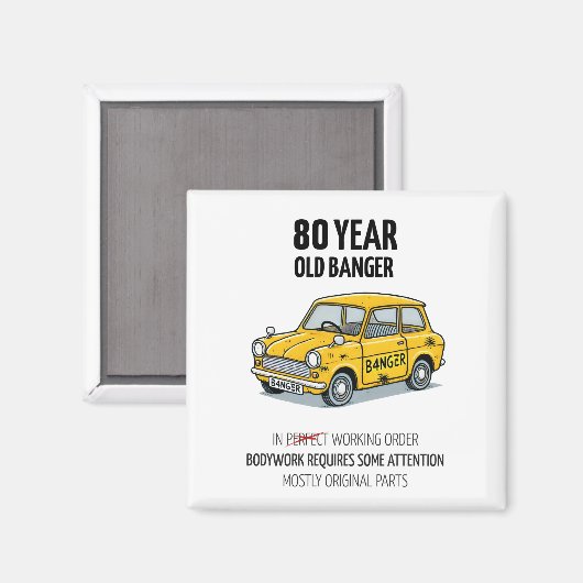 Old Banger Magnet (Vorderseite/Rückseite)