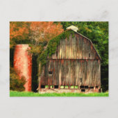 OLD BARN AND SILO POSTKARTE (Vorderseite)