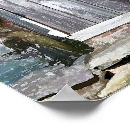 OLD BARN DOOR POSTER (Ecke)