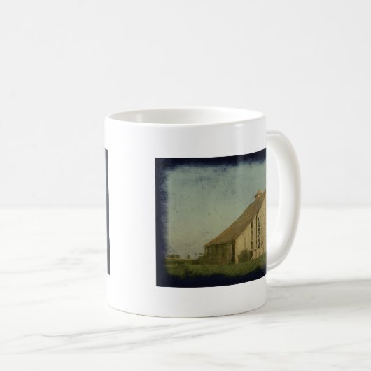 Old Barn Grunge Kaffeetasse (VorderseiteRechts)