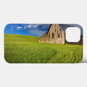 Old Barn in Field of Spring Wheat Case-Mate iPhone Hülle (Rückseite (Horizontal))