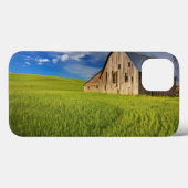 Old Barn in Field of Spring Wheat Case-Mate iPhone Hülle (Rückseite (Horizontal))