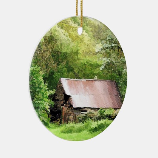 OLD BARN KERAMIKORNAMENT (Rechts)