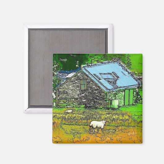 OLD BARN MAGNET (Vorderseite/Rückseite)