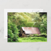 OLD BARN POSTKARTE (Vorne/Hinten)