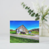 OLD BARN POSTKARTE (Stehend Vorderseite)