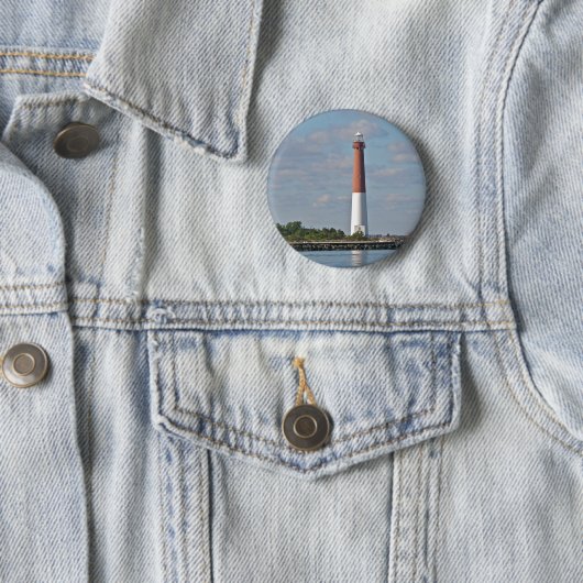"Old Barney" Barnegat Lighthouse LBI NJ Button (Beispiel)