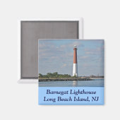 "Old Barney" Barnegat Lighthouse LBI NJ Magnet (Vorderseite/Rückseite)