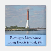 "Old Barney" Barnegat Lighthouse LBI NJ Magnet (Vorne)