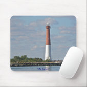 "Old Barney" Barnegat Lighthouse LBI NJ Mousepad (Mit Mouse)