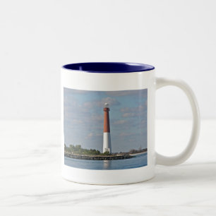 "Old Barney" Barnegat Lighthouse LBI NJ Zweifarbige Tasse