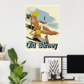 Old Barney Lighthouse, LBI Poster (Heimbüro)