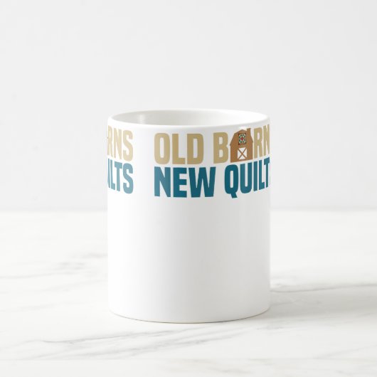 Old Barns New Quilts  Quilting Crafts Art Kaffeetasse (Mittel)