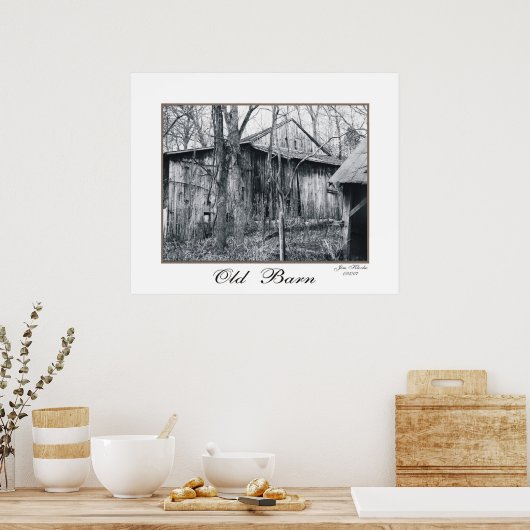 Old Barry Print #5 Poster (Küche)