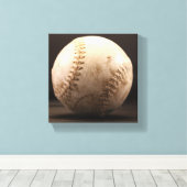 Old Baseball Leinwanddruck (Insitu (Holzboden))