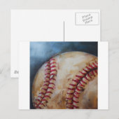 Old Baseball Postkarte (Vorne/Hinten)