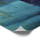 Old Battersea Bridge von James McNeill Whistler Poster (Ecke)