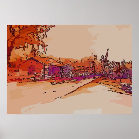 Old Bayou Liberty Bridge Poster (Vorne)