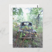 Old Beat Up LKW Postkarte (Vorne/Hinten)