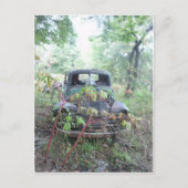 Old Beat Up LKW Postkarte (Vorderseite)