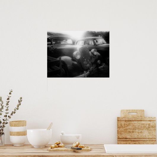 Old Benz Poster (Küche)