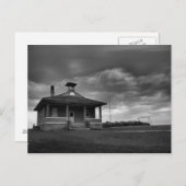 Old Bergen Schoolhouse Postkarte (Vorne/Hinten)